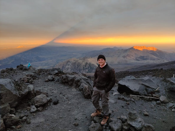 Dylan Morse traveling with the Watson Foundation