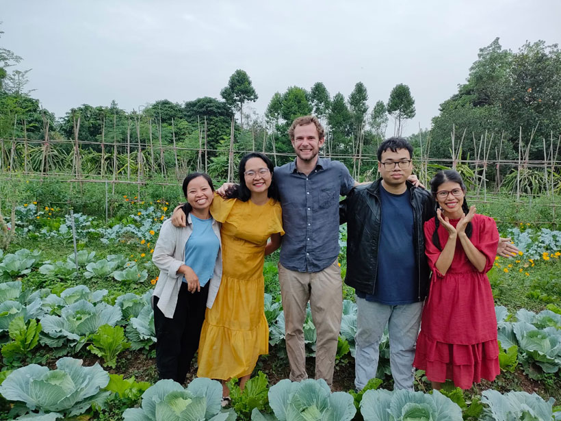 Liam Voorhees traveling with the Watson Foundation