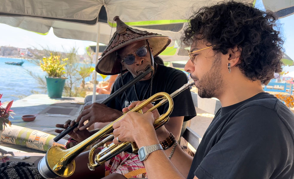 Ricardo D. Jimenez traveling with the Watson Foundation