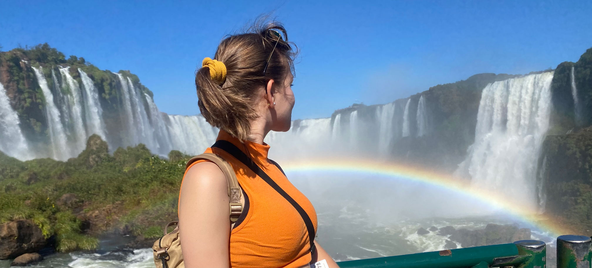 Savannah Wiegel traveling with the Watson Foundation