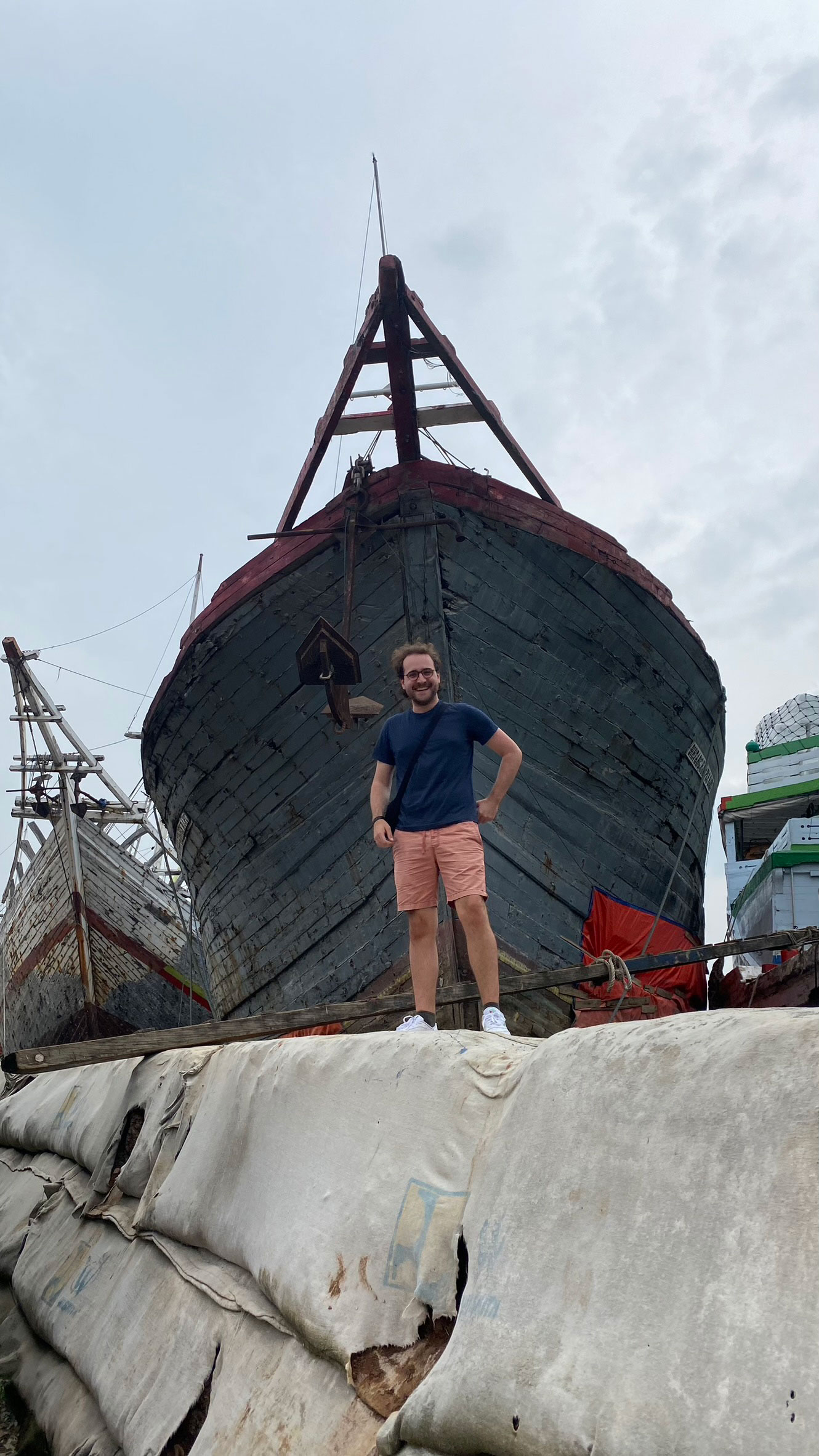 Cameron Bechtold traveling with the Watson Foundation