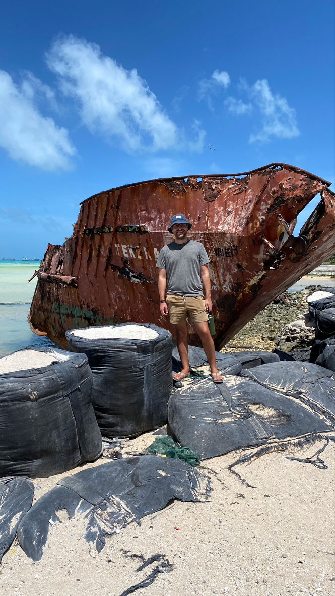 Cameron Bechtold traveling with the Watson Foundation