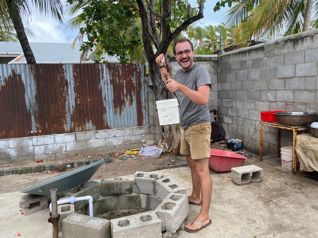 Cameron Bechtold traveling with the Watson Foundation