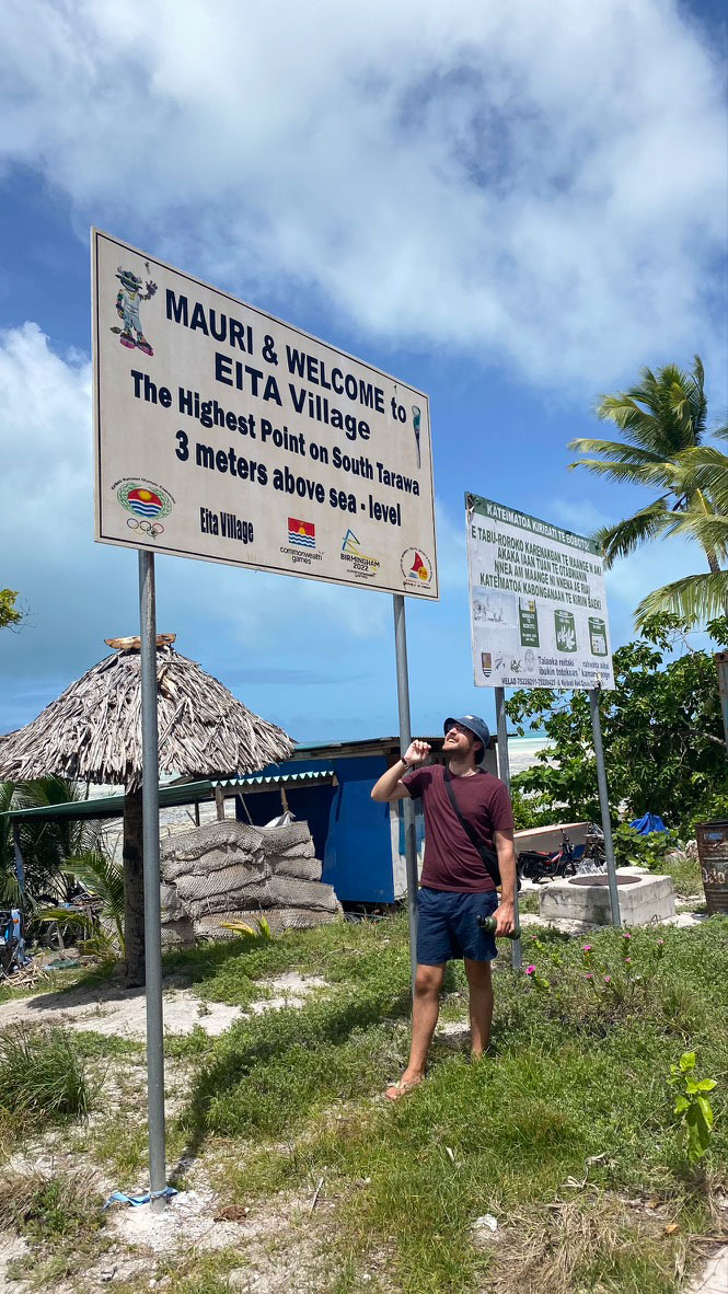 Cameron Bechtold traveling with the Watson Foundation