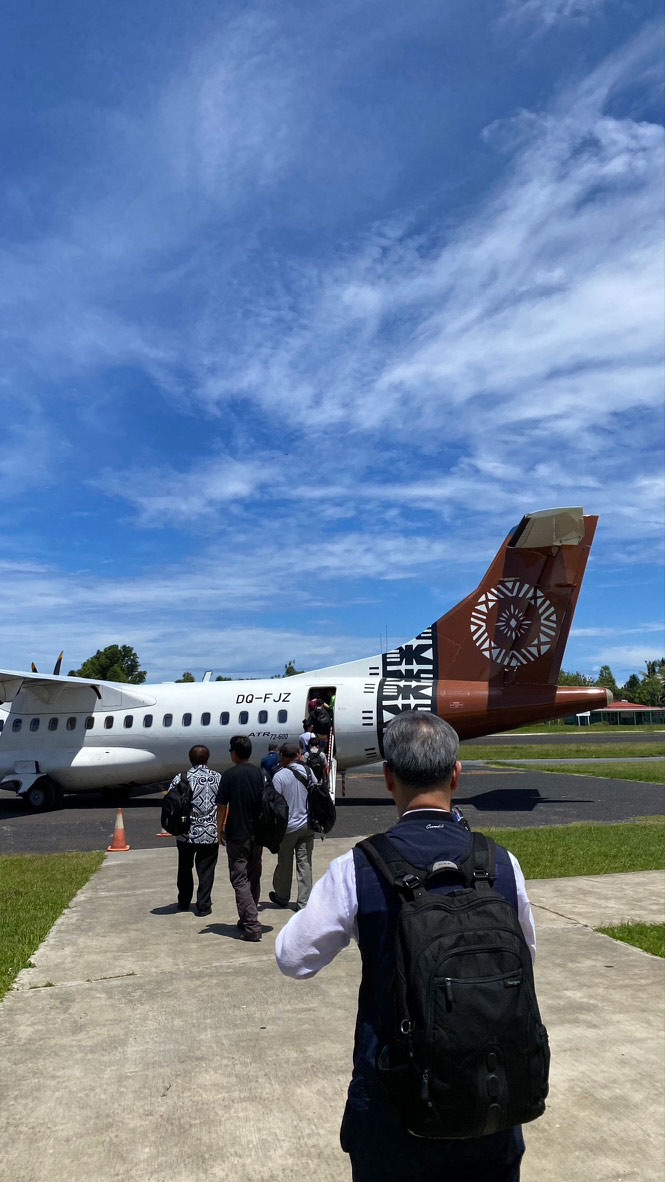 Cameron Bechtold traveling with the Watson Foundation