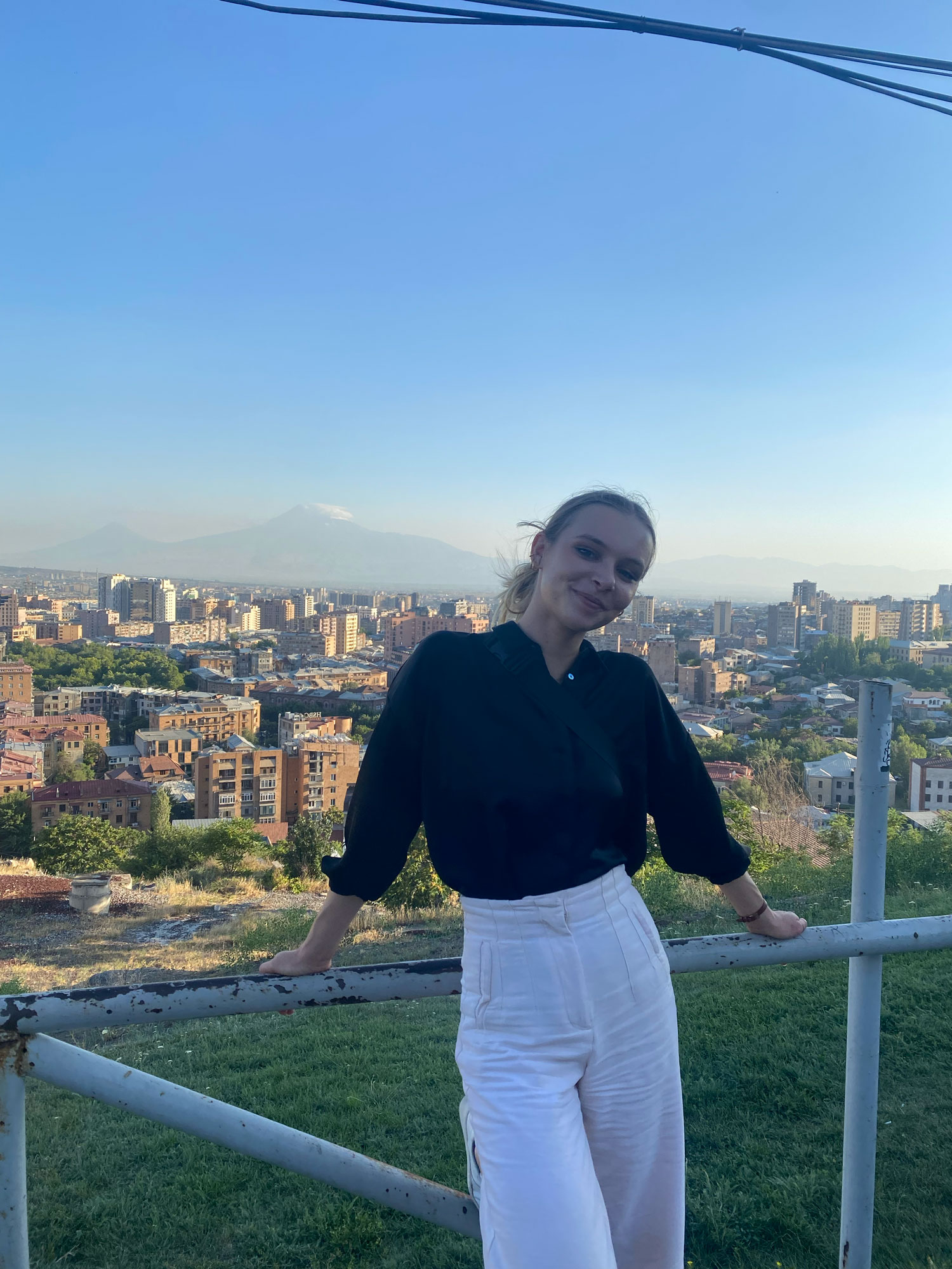 Maya Sobchuk traveling with the Watson Foundation