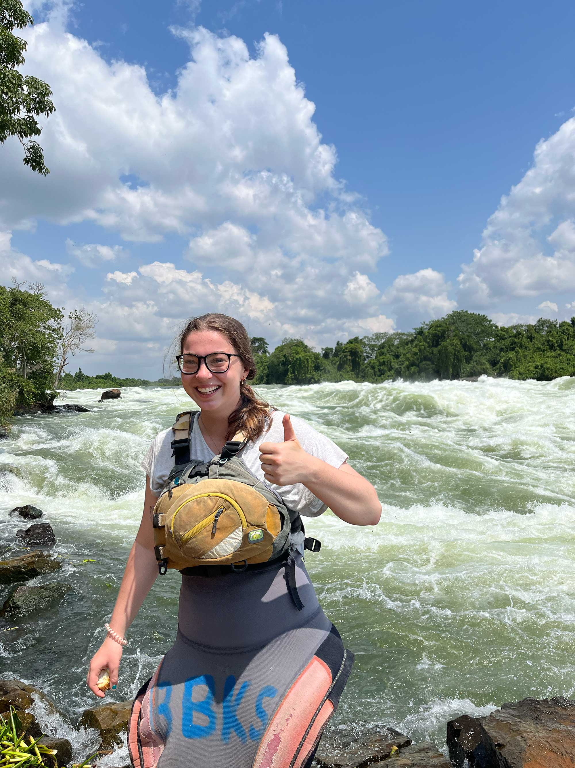 Sarah Vanasse traveling with the Watson Foundation