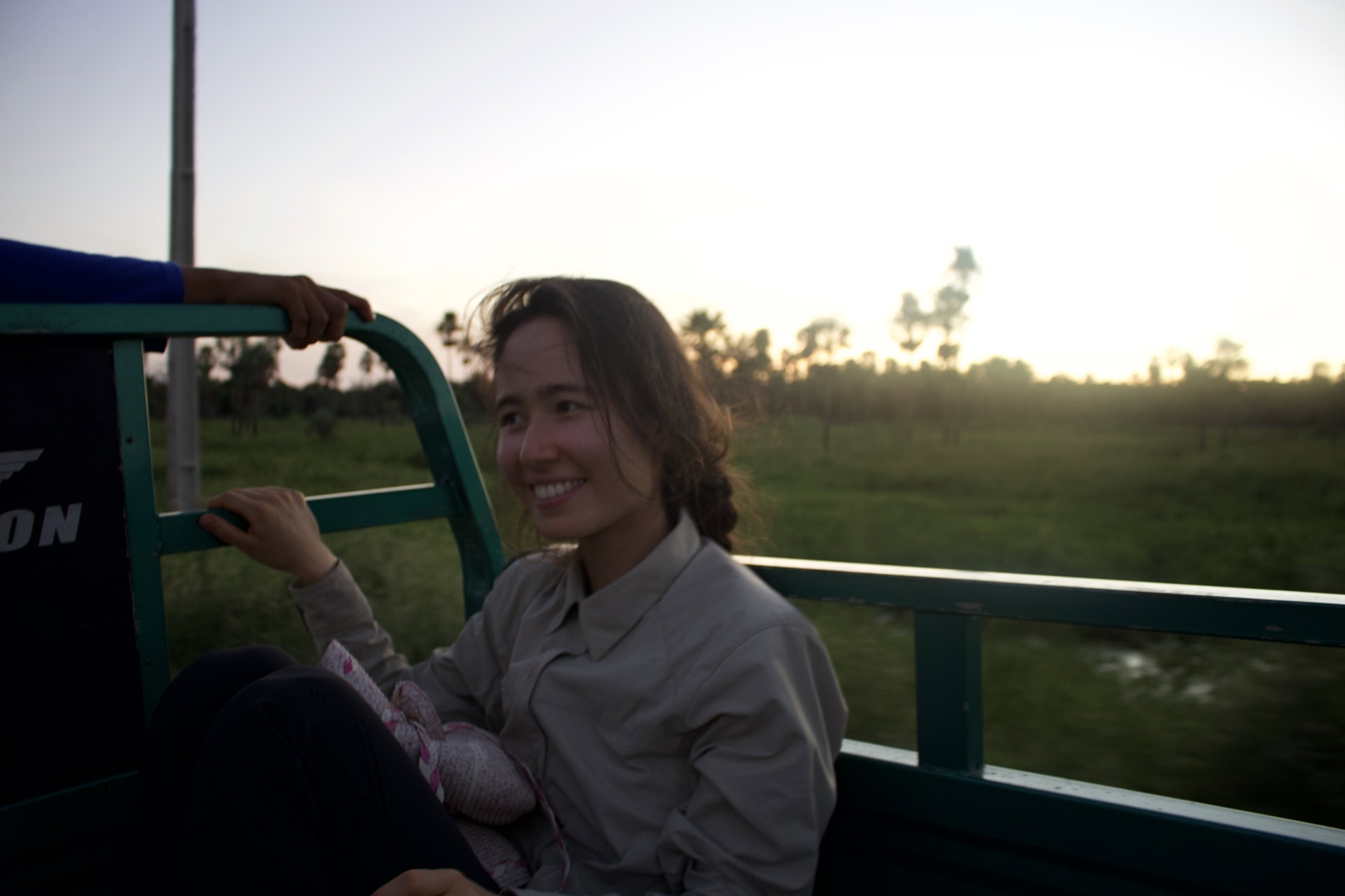 Alina Sabyr traveling with the Watson Foundation