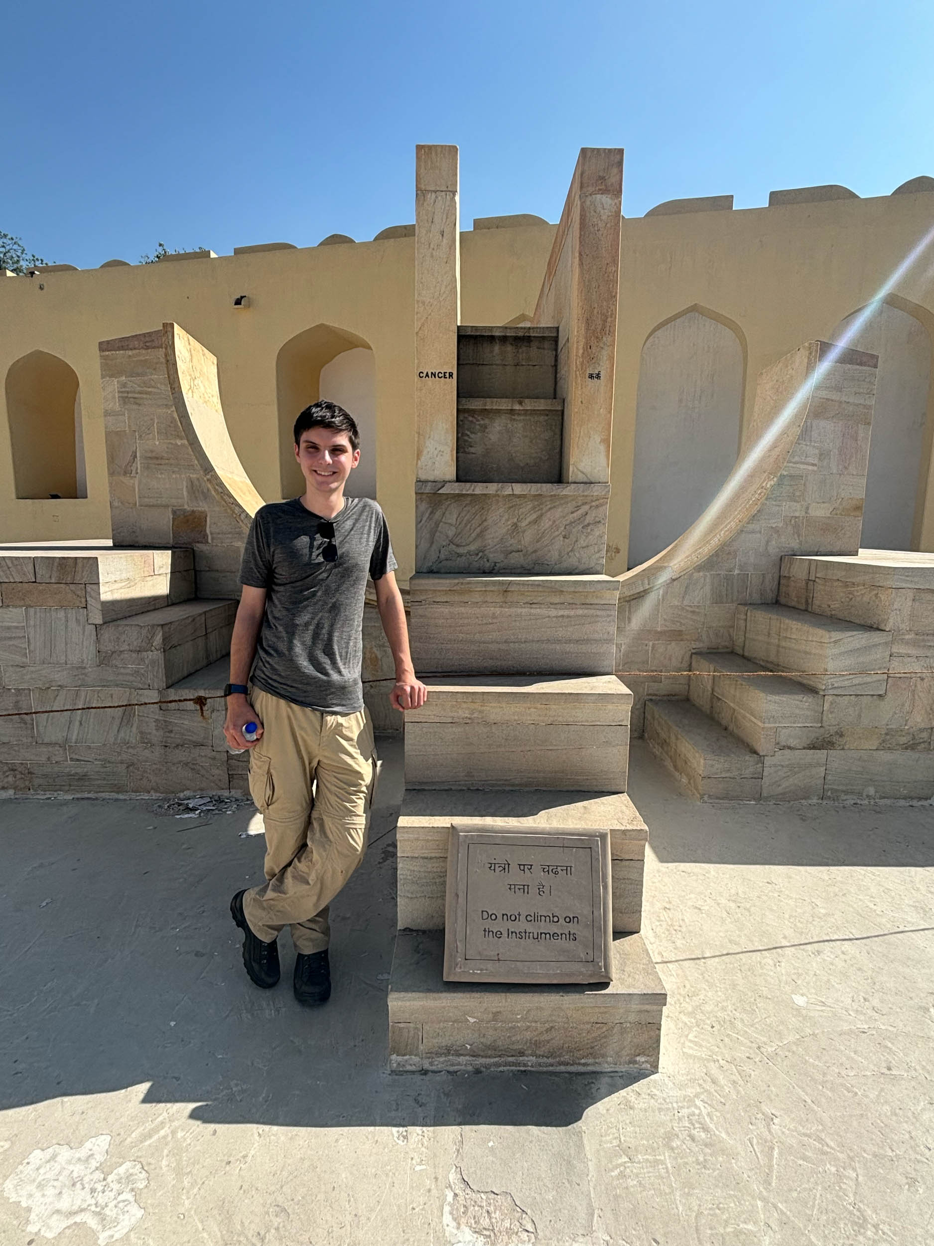 Alex DelFranco traveling with the Watson Foundation