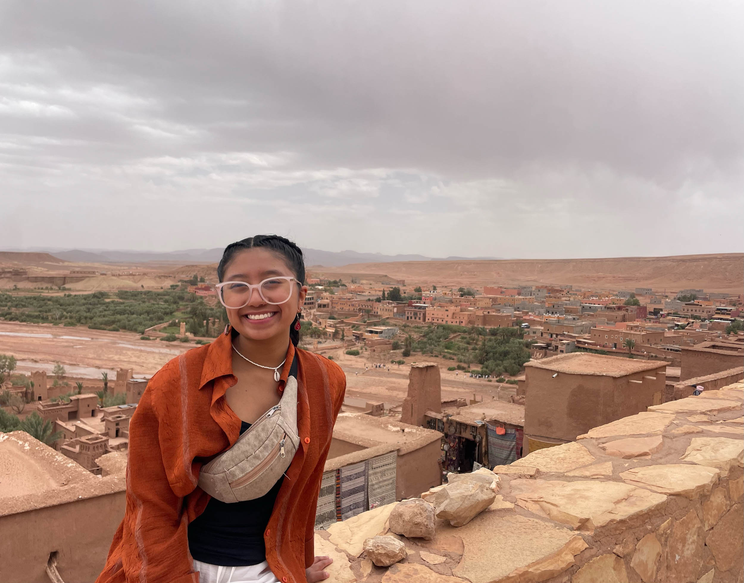 Atquetzali Quiroz traveling with the Watson Foundation