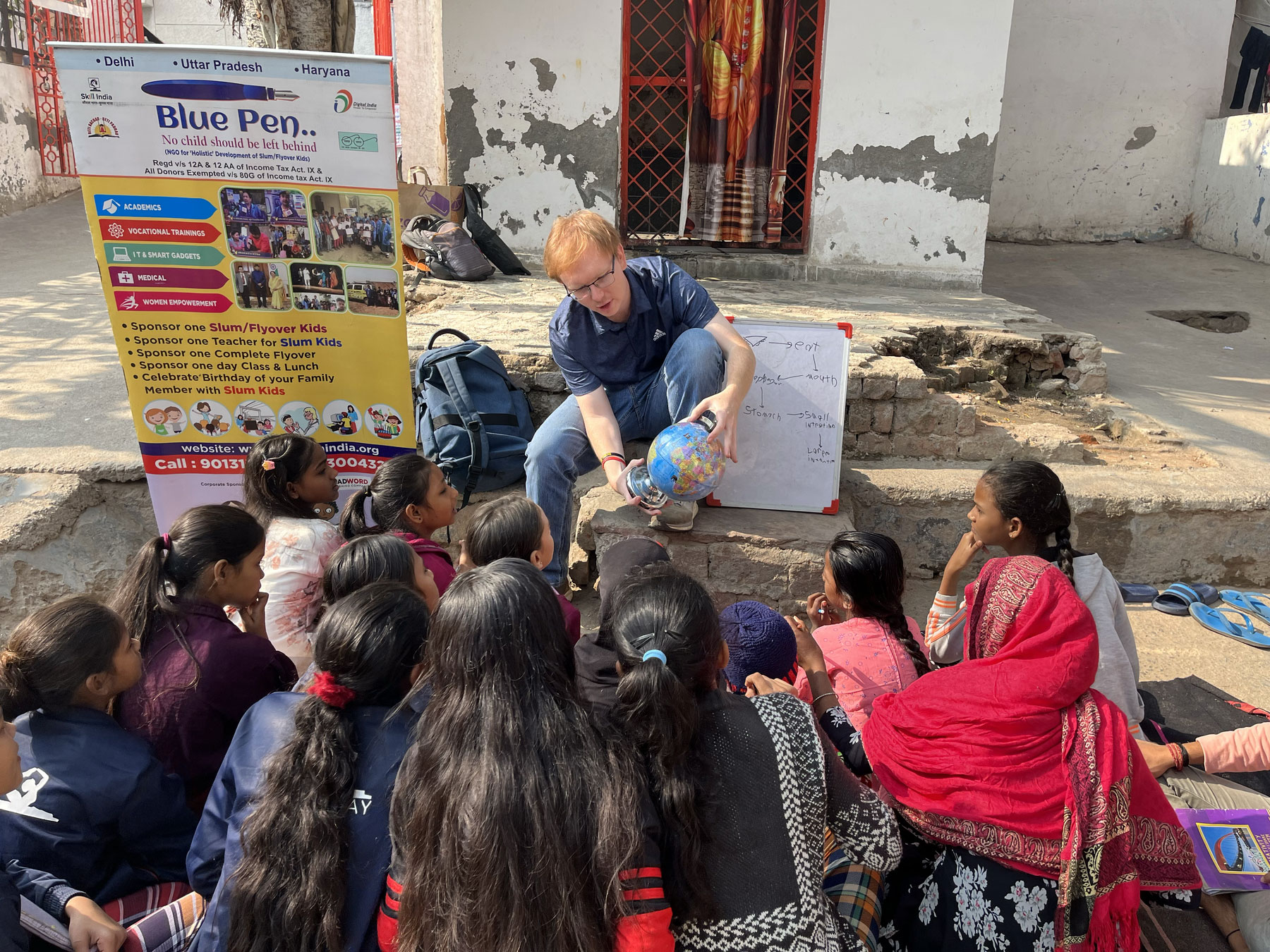 Benjamin Oelkers traveling with the Watson Foundation