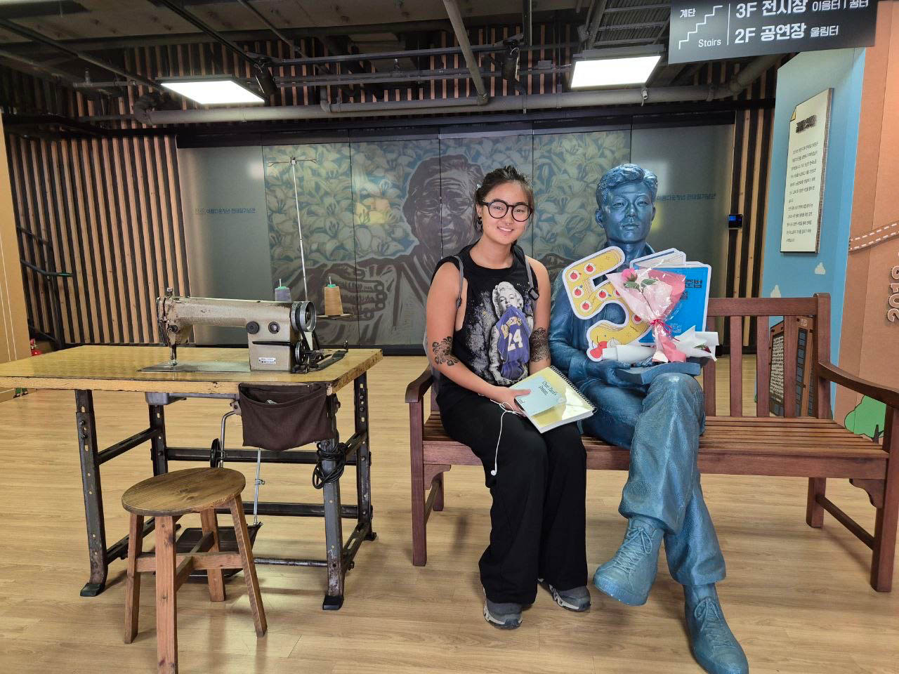 Darcy Kim traveling with the Watson Foundation