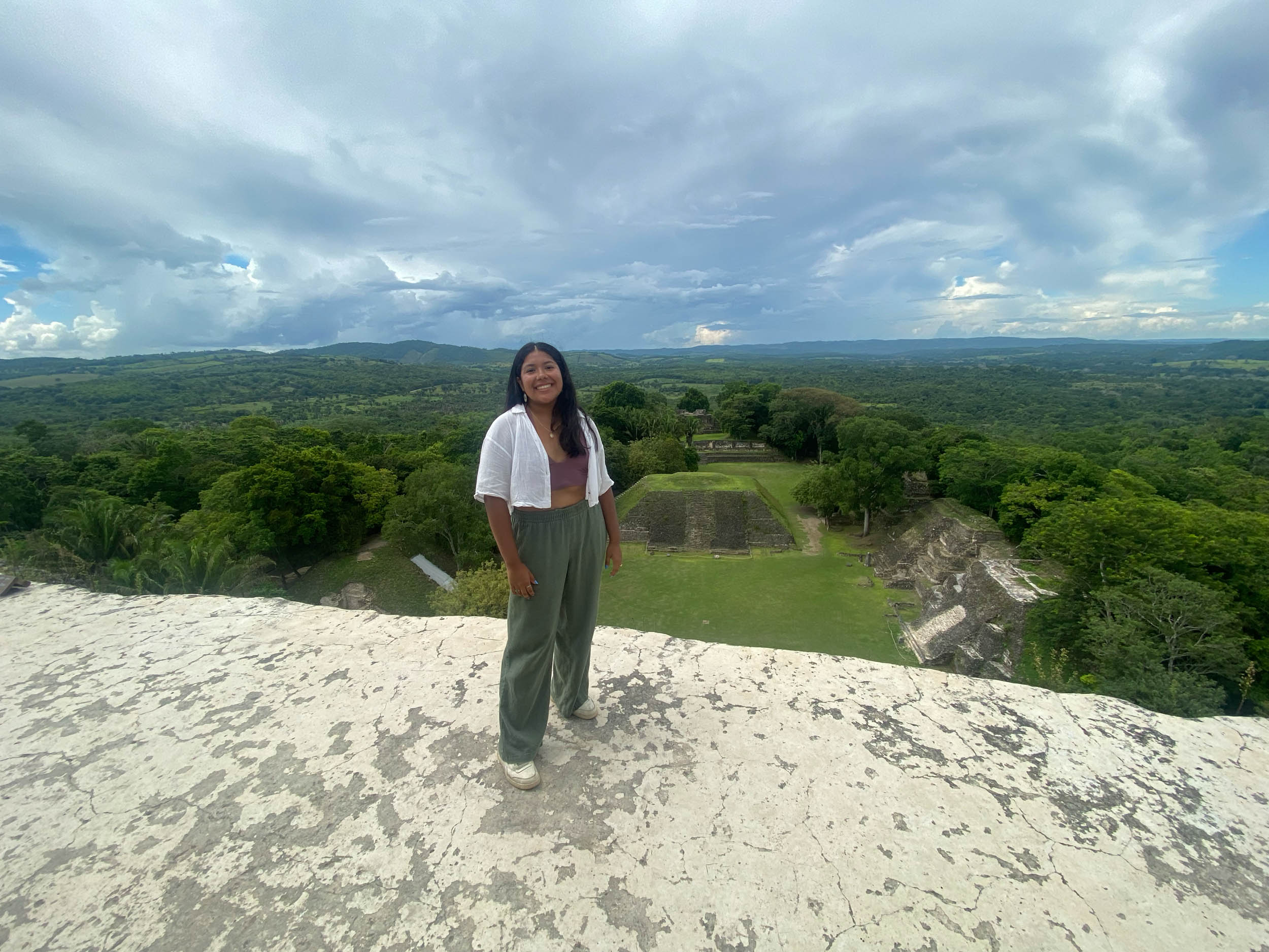 Leslie Villegas Bravo traveling with the Watson Foundation