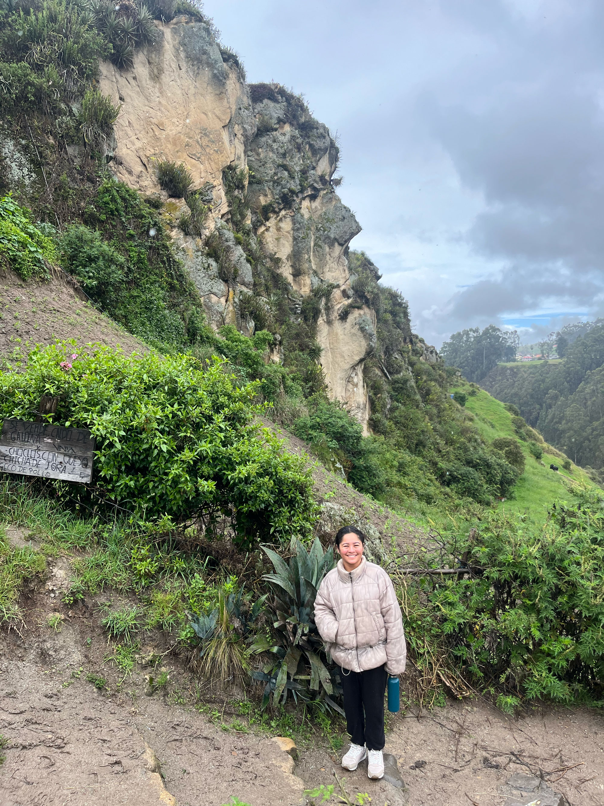 Maria Alejandra traveling with the Watson Foundation