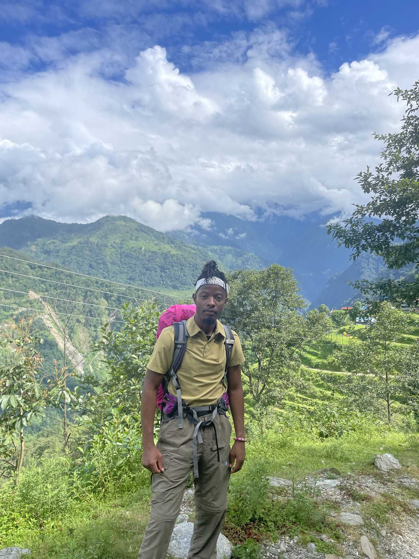 Olivier Mbabazi traveling with the Watson Foundation