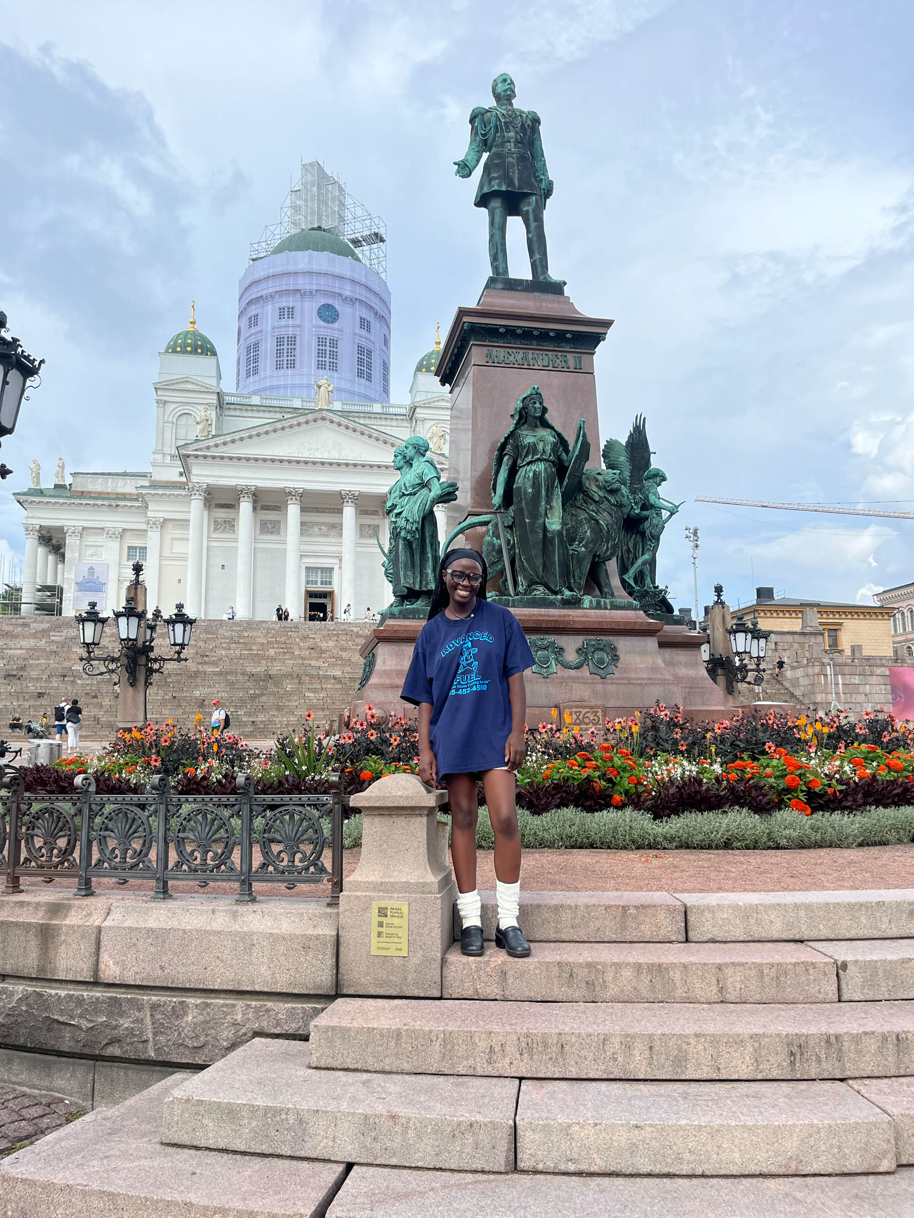 Sira Nassoko traveling with the Watson Foundation